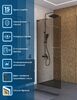 Душевая перегородка Belbagno UNO-L-1-TB-90-BR-GM