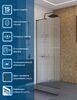 Душевая перегородка Belbagno UNO-L-1-TB-100-FL-GM