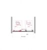 Душевая дверь BelBagno UNO-195-BF-3-80-C-Cr