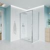 Душевой угол Veconi Evo 100SP CH 1000х1200x1950, хром, прозрачное стекло