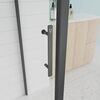 Душевой угол Veconi Evo 100SP B 1300х1000x1950, черный матовый, прозрачное стекло
