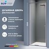 Душевая дверь RGW SV-05-2Gr 80x200 см, стекло Прозрачное, регулировка 780-820 мм