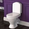 Унитаз напольный Sanita Lux Classic WC.CC/Classic/2-TM/WHT.G/S1 с крышкой-сиденьем микролифт