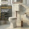 Унитаз Magliezza Retro с бачком на средней трубе цвет бронза (сидение заказывается дополнительно)