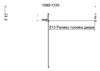 Душевая дверь Vincea Экстенза (Extenza) VDP-4EX1112CLBN 120x195 см, профиль никель. Размер регулировки 1090-1220 мм