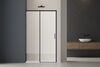 Душевая дверь Vincea Софт 2 (Soft 2) VDS-3SO2130CLB 130x200 см, профиль черный матовый. Размер регулировки 990-1010 мм