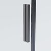 Душевая дверь Vincea Софт 2 (Soft 2) VDS-3SO2140CLGM 140x200 см, профиль вороненая сталь. Размер регулировки 1370-1400 мм