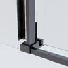 Душевая дверь Vincea Софт 2 (Soft 2) VDS-3SO2140CLGM 140x200 см, профиль вороненая сталь. Размер регулировки 1370-1400 мм