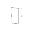 Душевая дверь Vincea Слим 8 (Slim 8mm) VDP-4SL100CL 100x195 см, профиль хром. Размер регулировки 980-1010 мм