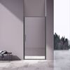 Душевая дверь Vincea Слим 8 (Slim 8mm) VDP-4SL100CLGM 100x195 см, профиль вороненая сталь. Размер регулировки 980-1010 мм