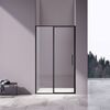 Душевая дверь Vincea Слим 8 (Slim 8mm) VDP-4SL120CLB 120x195 см, профиль черный матовый. Размер регулировки 1180-1210 мм