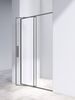 Душевая дверь Vincea Слим 8 (Slim 8mm) VDP-4SL120CLGM 120x195 см, профиль вороненая сталь. Размер регулировки 1180-1210 мм