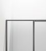Душевая дверь Vincea Слим 8 (Slim 8mm) VDP-4SL120CLGM 120x195 см, профиль вороненая сталь. Размер регулировки 1180-1210 мм