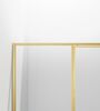 Душевая дверь Vincea Слим 8 (Slim 8mm) VDP-4SL120CLG 120x195 см, профиль золото матовое. Размер регулировки 1180-1210 мм