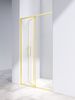 Душевая дверь Vincea Слим 8 (Slim 8mm) VDP-4SL120CLG 120x195 см, профиль золото матовое. Размер регулировки 1180-1210 мм