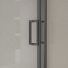 Душевая дверь Vincea Сити (City) VDS-5CT140CLGM 140x195 см, профиль вороненая сталь. Размер регулировки 1370-1410 мм