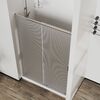 Душевая дверь Vincea Сити (City) VDS-5CT150MT 150x195 см, профиль хром. Размер регулировки 1470-1510 мм