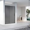 Душевая дверь Vincea Комо-Н (Como-N) VDS-4CN160CGB 160x195 см, профиль черный матовый. Размер регулировки 1590-1610 мм
