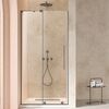 Душевая дверь Vincea Волк-Ин (Walk-In) VDS-4WSL120CLGM-L 120x200 см, профиль вороненая сталь. Размер регулировки 1195-1210 мм