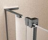 Душевая дверь Vincea Волк-Ин (Walk-In) VDS-4WSL120CLGM-L 120x200 см, профиль вороненая сталь. Размер регулировки 1195-1210 мм