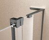 Душевая дверь Vincea Волк-Ин (Walk-In) VDS-4WSL120CLGM-R 120x200 см, профиль вороненая сталь. Размер регулировки 1195-1210 мм