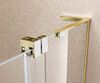 Душевая дверь Vincea Волк-Ин (Walk-In) VDS-4WSL120CLG-R 120x200 см, профиль золото матовое. Размер регулировки 1195-1210 мм