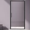Душевая дверь Vincea Слим 8 (Slim 8mm) VDP-4SL100CLB 100x195 см, профиль черный матовый. Размер регулировки 980-1010 мм