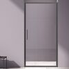 Душевая дверь Vincea Слим 8 (Slim 8mm) VDP-4SL900CLGM 90x195 см, профиль вороненая сталь. Размер регулировки 880-910 мм