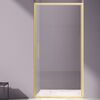 Душевая дверь Vincea Слим 8 (Slim 8mm) VDP-4SL900CLG 90x195 см, профиль золото матовое. Размер регулировки 880-910 мм