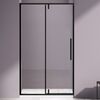 Душевая дверь Vincea Слим-Н (Slim-N) VDP-4SN100CLB 100x195 см, профиль черный матовый. Размер регулировки 990-1010 мм