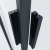 Душевой уголок Vincea Софт 2 (Soft 2) VSS-3SO2800CLB, 800*800, черный, стекло прозрачное