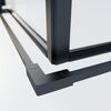 Душевой уголок Vincea Софт 2 (Soft 2) VSS-3SO2800CLB, 800*800, черный, стекло прозрачное