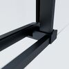 Душевой уголок Vincea Софт 2 (Soft 2) VSS-3SO2800CLB, 800*800, черный, стекло прозрачное