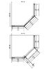 Душевой уголок Vincea Слим-Н (Slim-N) VSP-4SN100CLG, 1000*1000, брашированное золото, стекло прозрачное