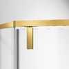 Душевой уголок Vincea Слим-Н (Slim-N) VSP-4SN100CLG, 1000*1000, брашированное золото, стекло прозрачное