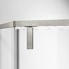 Душевой уголок Vincea Слим-Н (Slim-N) VSP-4SN900CLBN, 900*900, брашированный никель, стекло прозрачное