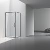 Душевой уголок Vincea Слим 8 (Slim 8mm) VSR-4SLP9010CLGM, 1000*900, вороненая сталь, стекло прозрачное