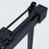 Душевой уголок Vincea Софт 2 (Soft 2) VSR-3SO29011CLB, 1100*900, черный, стекло прозрачное
