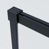 Душевой уголок Vincea Софт 2 (Soft 2) VSR-3SO29011CLB, 1100*900, черный, стекло прозрачное