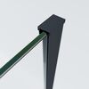 Душевой уголок Vincea Софт 2 (Soft 2) VSR-3SO29011CLB, 1100*900, черный, стекло прозрачное