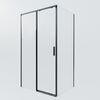 Душевой уголок Vincea Софт 2 (Soft 2) VSR-3SO29011CLB, 1100*900, черный, стекло прозрачное