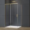 Душевой уголок Vincea Софт 2 (Soft 2) VSR-3SO29013CLG, 1300*900, брашированное золото, стекло прозрачное