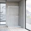 Душевой уголок Vincea Слим Софт (Slim Soft) VSR-1SS9012CLBN, 1200*900, брашированный никель, стекло прозрачное
