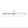 Душевой уголок Vincea Комо-Н (Como-N) VSR-4CN8014CGB, 1400*800, черный, стекло тонированное