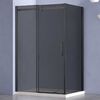 Душевой уголок Vincea Комо-Н (Como-N) VSR-4CN8015CGB, 1500*800, черный, стекло тонированное