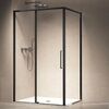 Душевой уголок Vincea Слим 8 (Slim 8mm) VSR-6SL8012CLB, 1200*800, черный, стекло прозрачное
