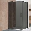 Душевой уголок Vincea Extra VSR-1E101190CGB, 1000/1100*900, черный, стекло тонированное