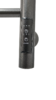 Полотенцесушитель электрический с/т Comfysan Люси (Luce) EC-10 100/50 с полкой, ТИТАНОВЫЙ ГРАФИТ
