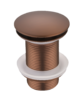 Донный клапан для раковины Boheme, автомат (клик-клак) BRUSHED BRONZE 612-BRB