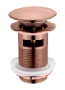 Донный клапан для раковины Boheme, автомат (клик-клак) BRUSHED BRONZE c переливом 612/2-BRB